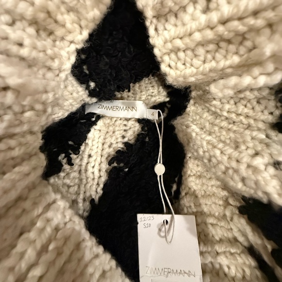 NWT Zimmermann Cosmic Stripe Wool Blend Turtleneck Sweater - Picture 11 of 12
